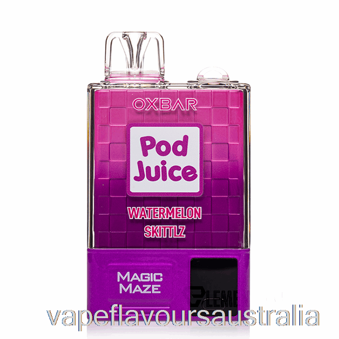 Vape Nicotine Australia OXBAR Magic Maze Pro 10000 Disposable Watermelon Skittlz - Pod Juice